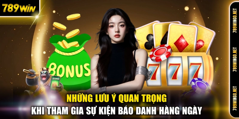 Điểm Danh 789WIN Mỗi Ngày - Cơ Hội Nhận Thưởng Miễn Phí - SLOT492